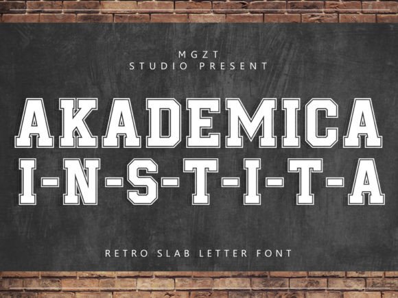 Akademica Instita: The Scholarly Display Typeface for Modern Web Design