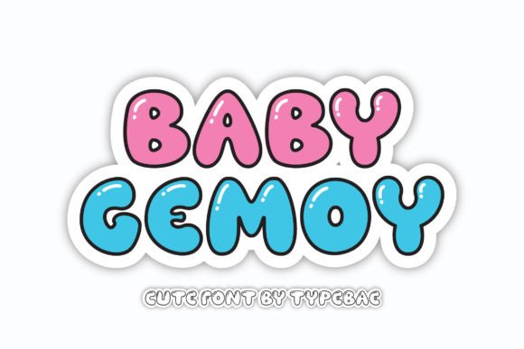 Baby Gemoy: The Playful Display Font for Handmade Crafts