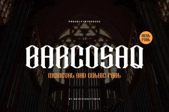 Barcosaq: A Modern Display Font for Bold Brand Identity