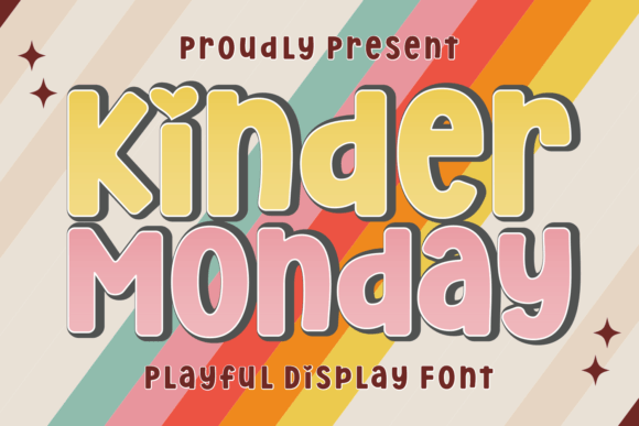 Bring Joy to Your Shop with the Kinder Monday Typeface