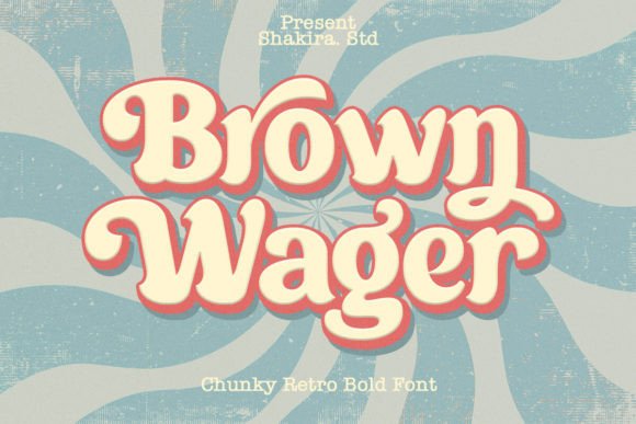 Brown Wager: The Bold Retro Serif Transforming Digital Brand Experiences