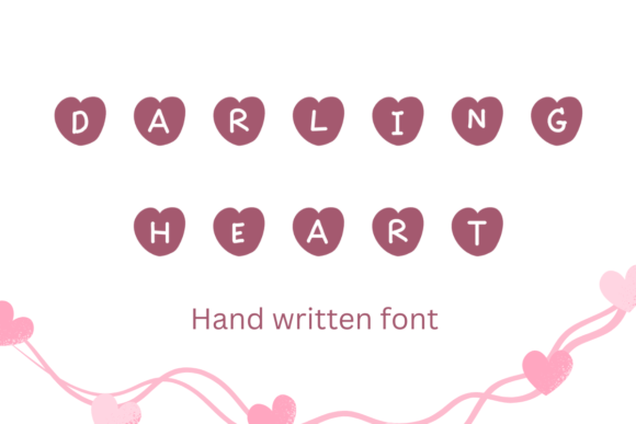 Darling Heart: A Quirky Display Typeface for Joyful Editorial Design