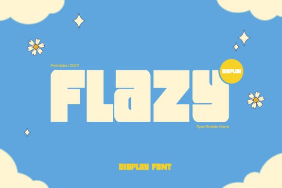 Flazy: The Playful Display Font That Elevates Small Business Branding