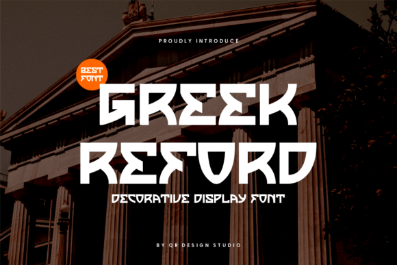 Greek Reford: The Bold Display Typeface for Impactful Web Design