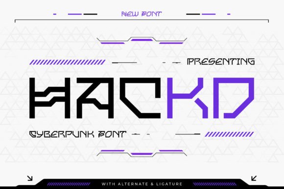 Hackd: The Cyberpunk Typeface for Bold Editorial Design