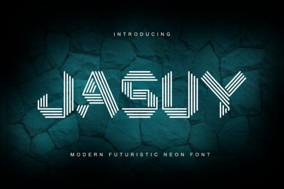 Jasuy: The Futuristic Neon Typeface That Elevates Your Brand Identity