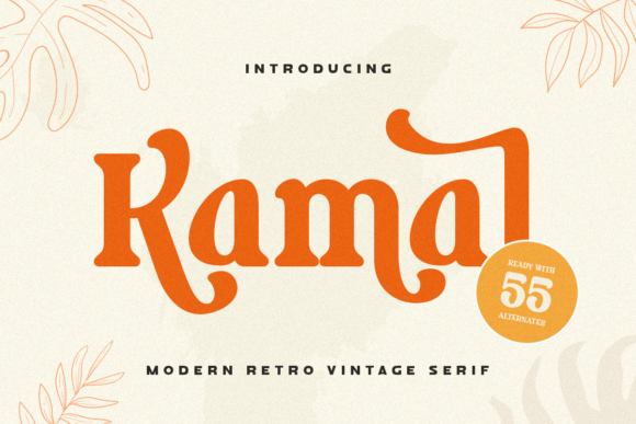 Kamal: A Retro Display Font for Vibrant Editorial Design