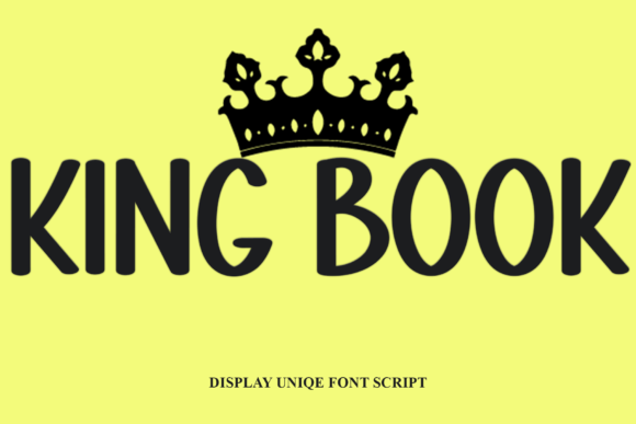 King Book: A Modern Display Typeface for Editorial Design
