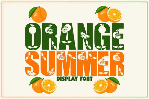 Orange Summer: The Creative Typeface That Transforms Small Business Branding