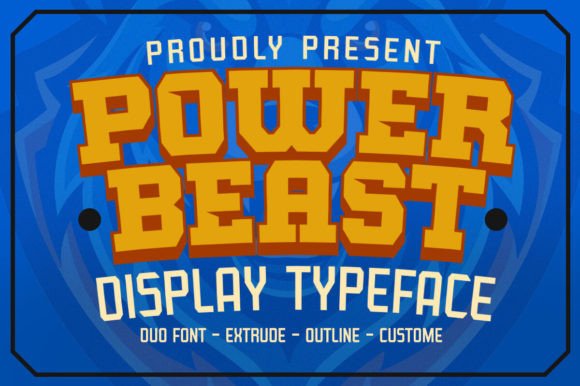 Power Beast: The Bold Typeface That Transforms Small Business Branding