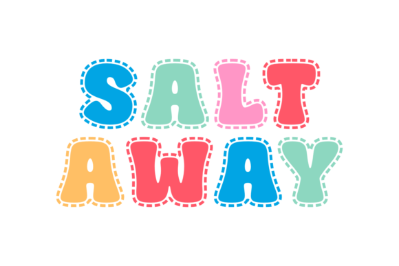 Salt Away: The Stylish Display Font for Handmade Creators