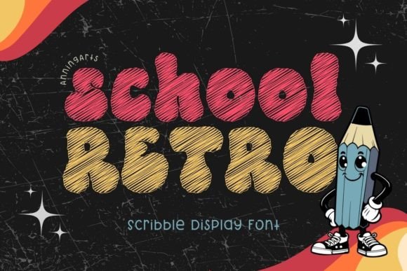 School Retro: The Perfect Display Typeface for Nostalgic Campaigns