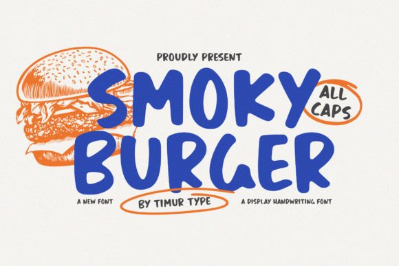 Smoky Burger: The Bold Display Font for Handmade Branding