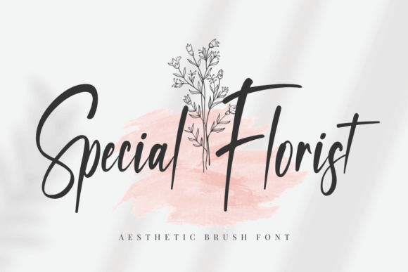 Special Florist: A Brush Font for Elegant Brand Identity