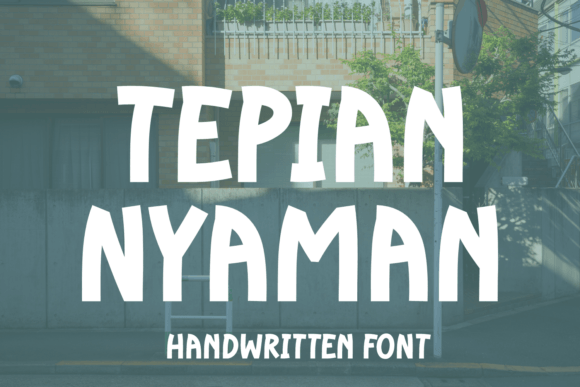 Tepian Nyaman: A Bold Display Typeface for Vibrant Editorial Design