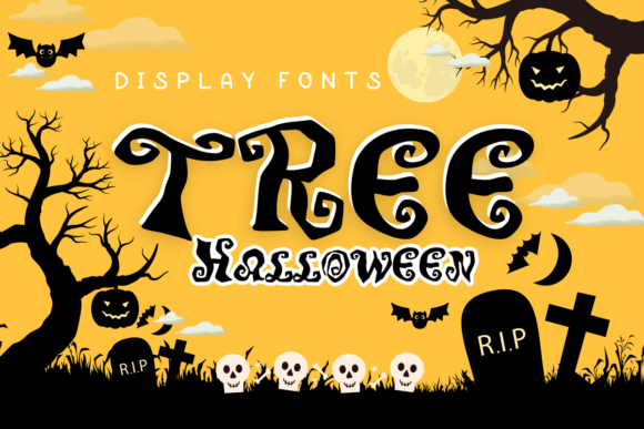 Tree Halloween: A Quirky Display Typeface for Digital Branding