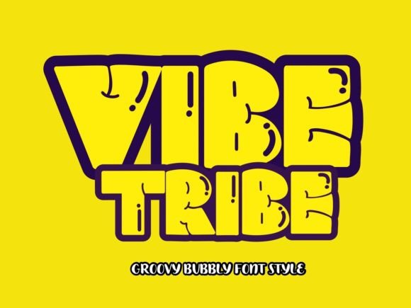 Vibe Tribe: The Playful Display Typeface for Modern Editorial Design